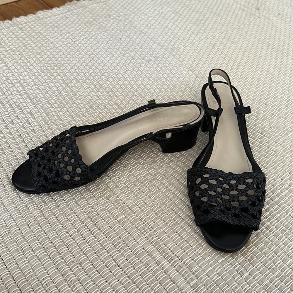 Leather Made in Spain mesh mules
